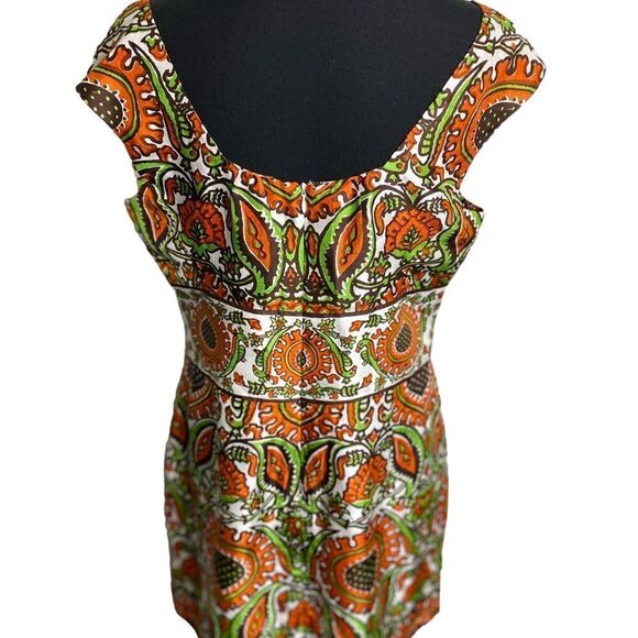 #315 MILLY Silk Mod Mini Dress - Picture 4 of 8